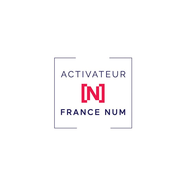 Logo de France Num. Kyoru fait parti des activateurs qui aide les TPE et PME à réaliser leur mutation numérique.
